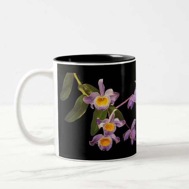 Orquídeas púrpuras - tazas 2 (Izquierda)