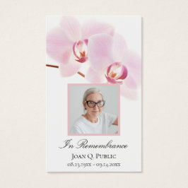 Orquídeas rosadas Flores conmemorativas del funera