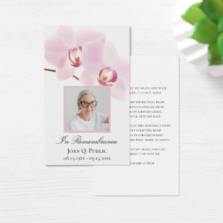 Orquídeas rosadas Flores conmemorativas del funera