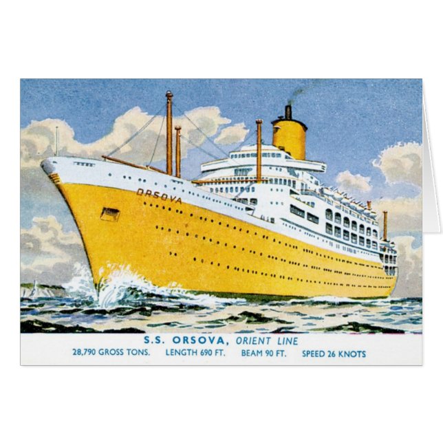 Orsova de Orient Line (Anverso (Horizontal))