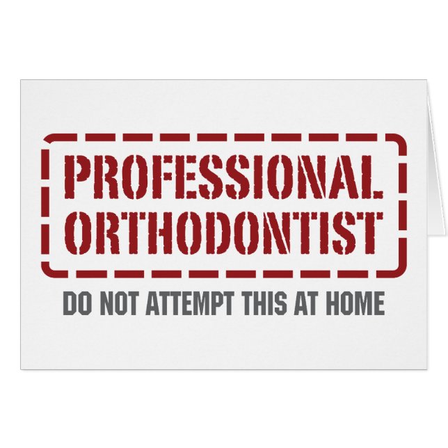 Orthodontist profesional (Anverso (Horizontal))