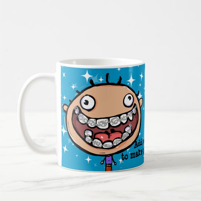 Orthodontist. Regalo. Taza de café personalizada (Izquierda)