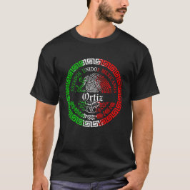 Ortiz Camisa mexicana de apellido