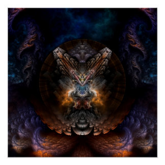 Ortricon Fractal Art Perfect Poster