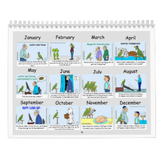 Oscar el calendario del loro Personalizado 2024