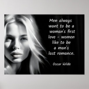 Oscar Wilde — cita arte Poster de Last Romance