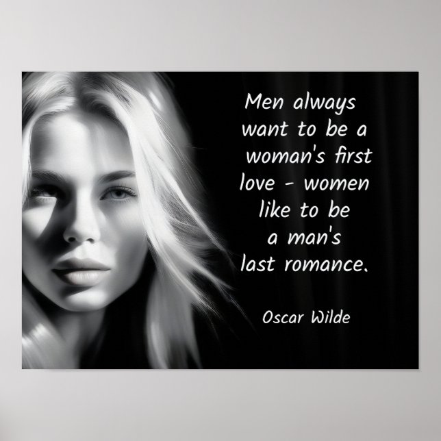 Oscar Wilde — cita arte Poster de Last Romance (Frente)