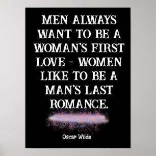 Oscar Wilde — cita arte Poster de Last Romance