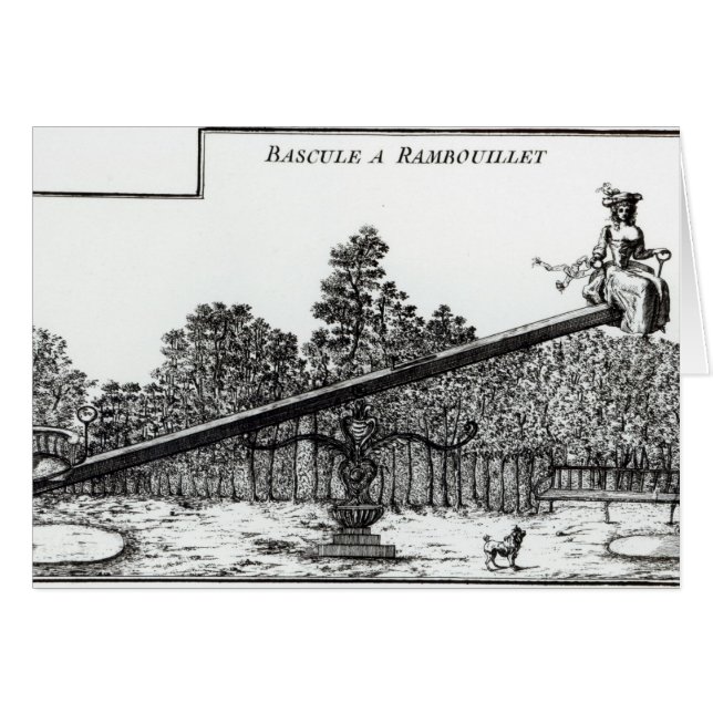 Oscilación del jardín en Rambouillet, de 'DES N de (Anverso (Horizontal))
