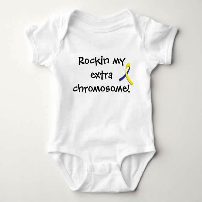"Oscilando camisa infantil de mi cromosoma (Anverso)
