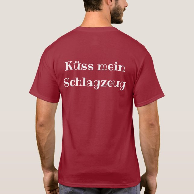 Oscuridad de la camisa de Schlagzeug del mein de (Reverso)