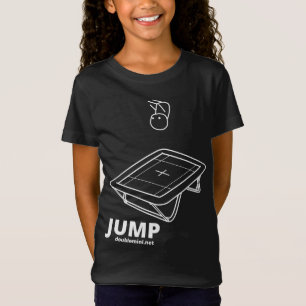 Oscuridad de la camisa del SALTO del trampolín