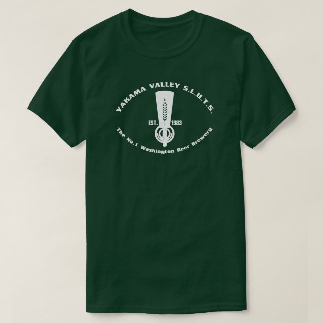 Oscuridad de la camiseta de la cervecería del (Diseño del anverso)