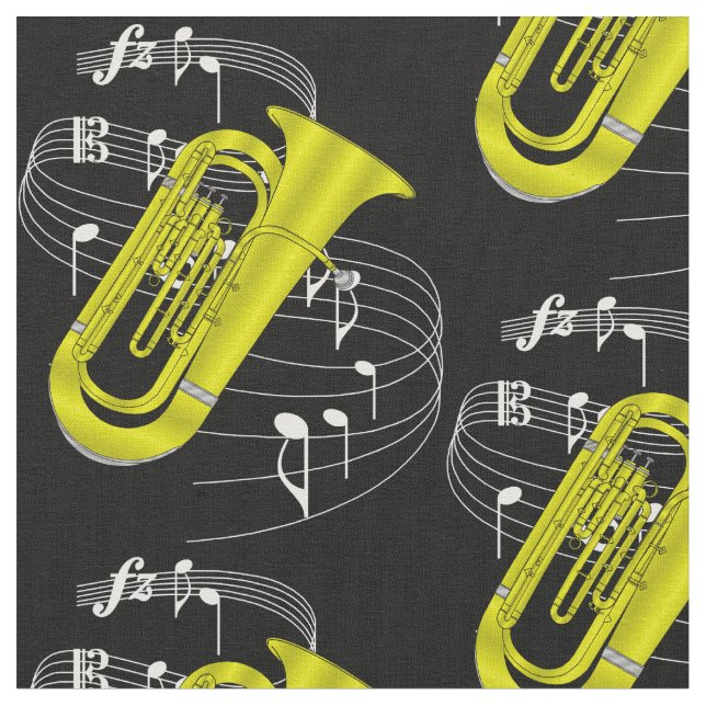 Oscuridad de la tela de la tuba (De cerca)