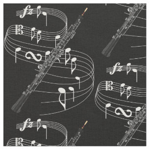 Oscuridad de la tela de Oboe
