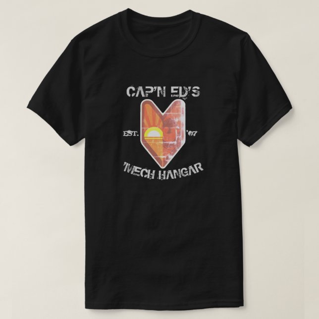 Oscuridad Mech de la camiseta de la hoja del (Diseño del anverso)