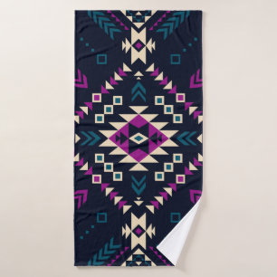 Oscuro Navajo, geométrico vintage.