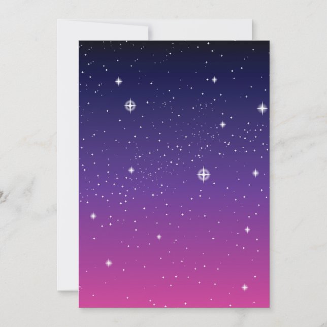 Oscuro Purple Starry Night Sky (Anverso)