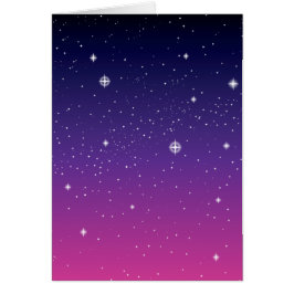 Oscuro Purple Starry Night Sky