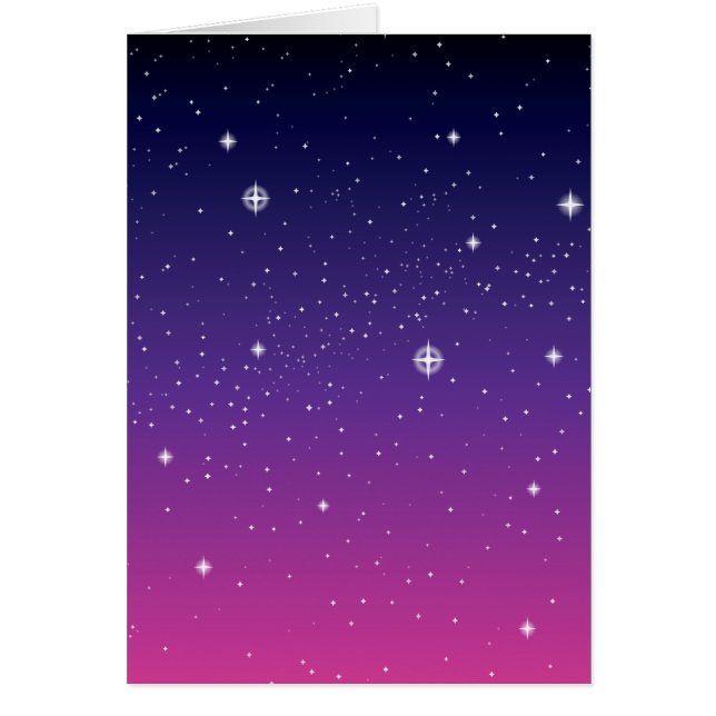 Oscuro Purple Starry Night Sky (Frente)