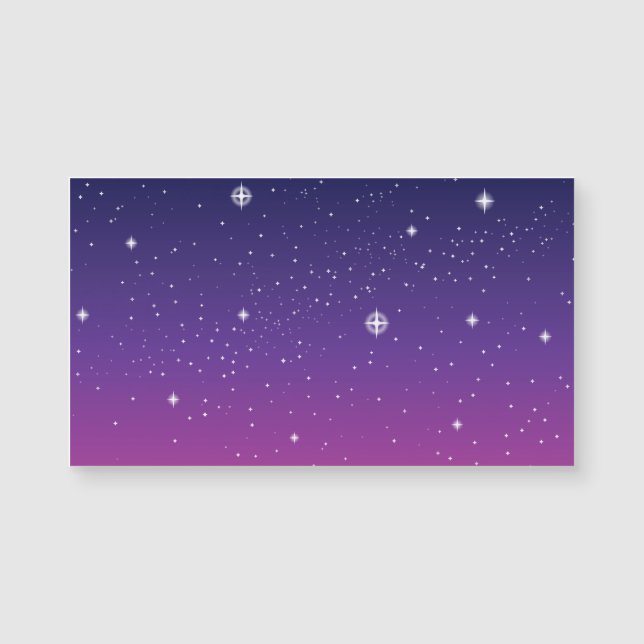 Oscuro Purple Starry Night Sky (Anverso)