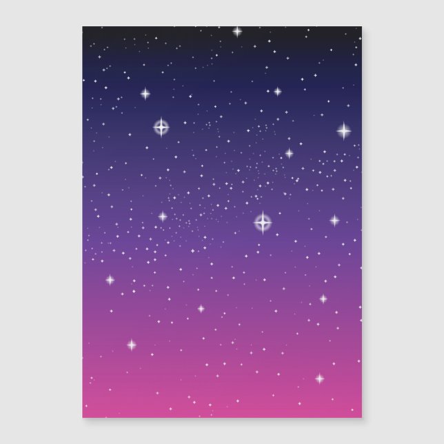 Oscuro Purple Starry Night Sky (Anverso)