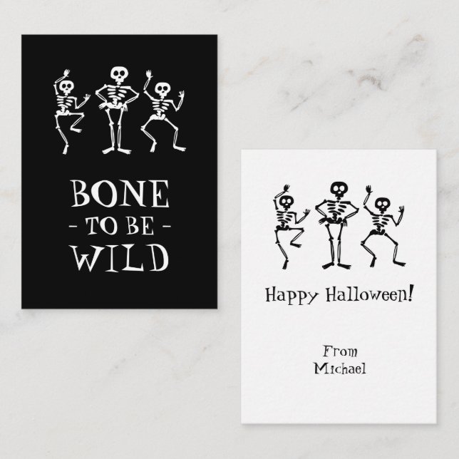 Óseo para las tarjetas de clase de Skeleton Hallow (Anverso / Reverso)