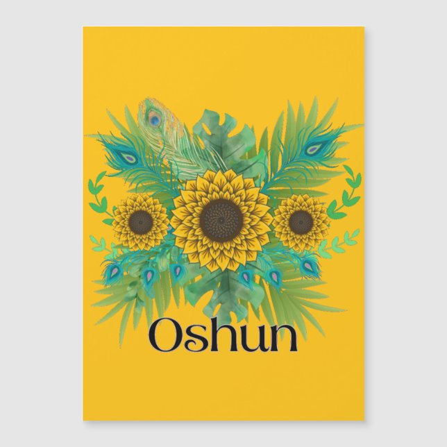 Oshun Goddess Sunflowers (Anverso)