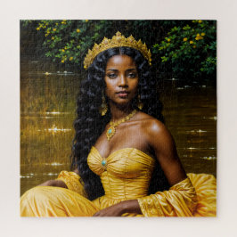 Oshun Orisha - Regal African Goddess Art Puzzle