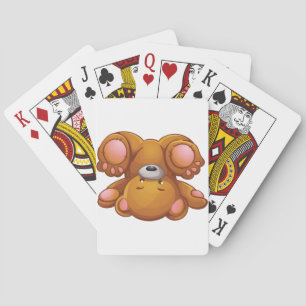 Osito de peluche al revés Cartas de juego