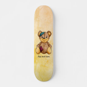 Osito de trapo personalizado Skateboard