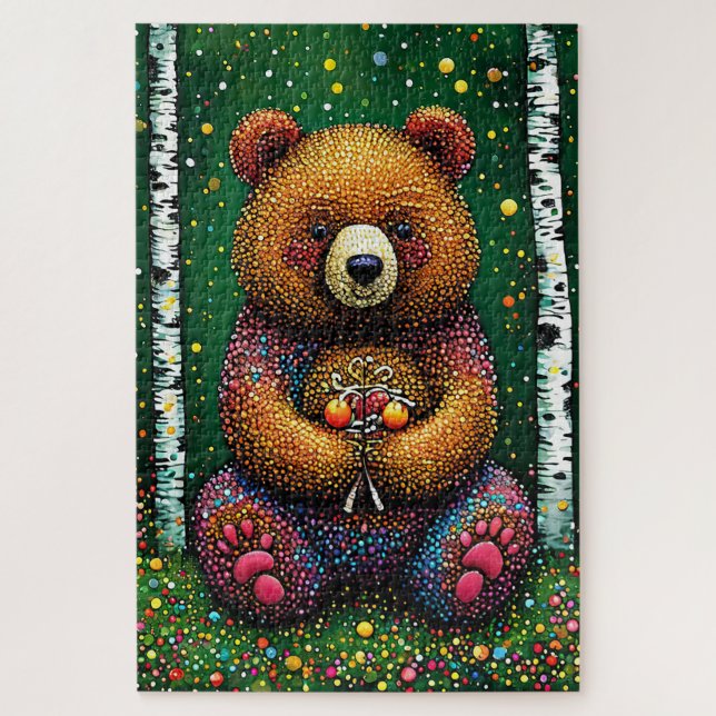 🧸 Osito Lindo Rompecabezas Divertido Regalo para  (Vertical)