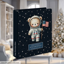 Osito Teddy Astronauta Cumpleaños Recordatorio Niñ