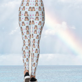 Ositos de peluche con Leggings Azules