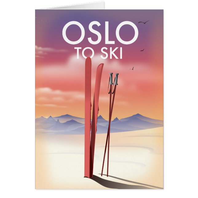 Oslo A La Esquí (Frente)