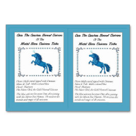 Osm, La Tarjeta De Comercio Unicornio Cuidadosa De