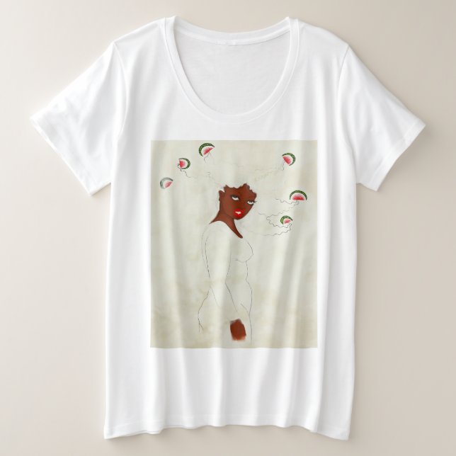 OSMOSIS - karinsArt - ShopBlackJOY WOMENS PLUS TS (Anverso del diseño)