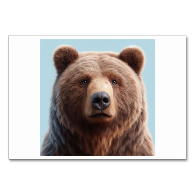 Oso (熊 / く ま) - Tarjetas Flash japonesas (Anverso)