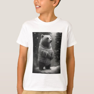 Oso Adorable con un suave suéter