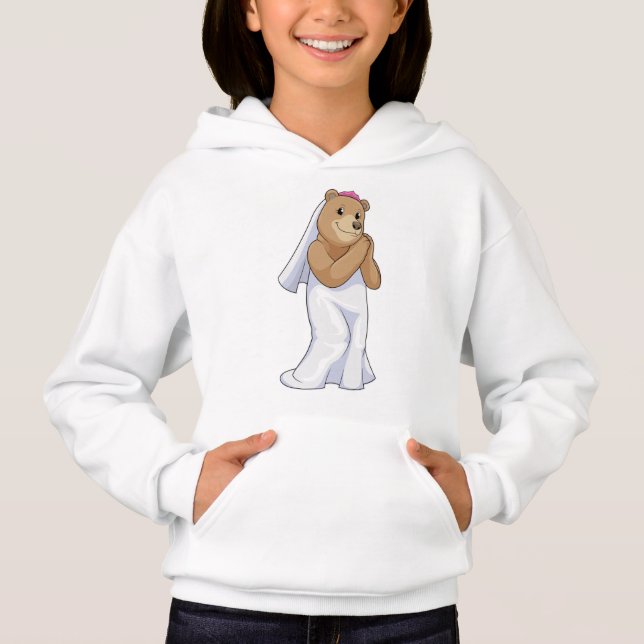 Oso como Novia con Velo (Anverso)