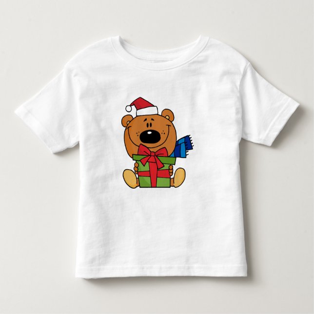 Oso con camisetas y regalos de vacaciones (Anverso)