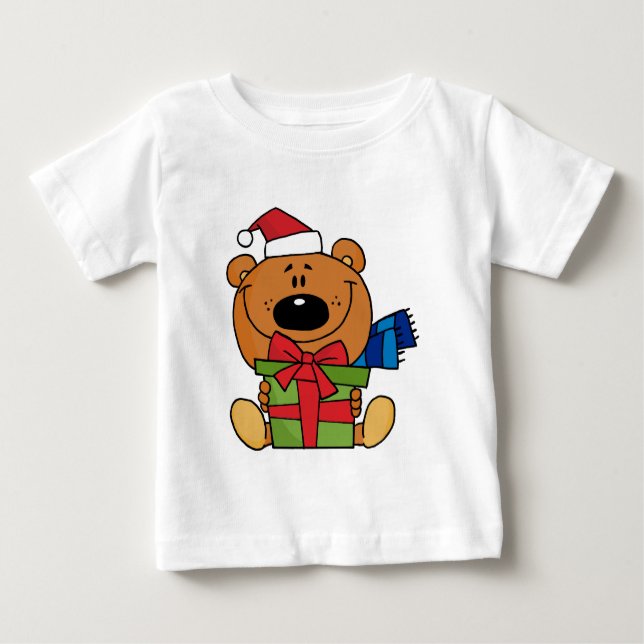 Oso con camisetas y regalos de vacaciones (Anverso)