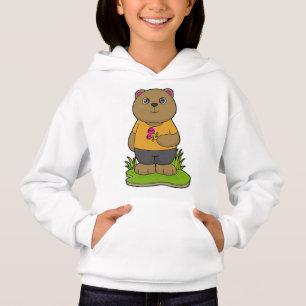 Oso con flores