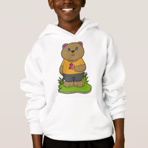Oso con flores
