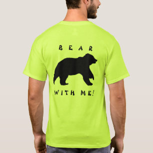 Oso conmigo camiseta de hombres