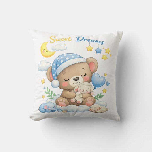 Oso de Almohada Dulces Sueños (Anverso)
