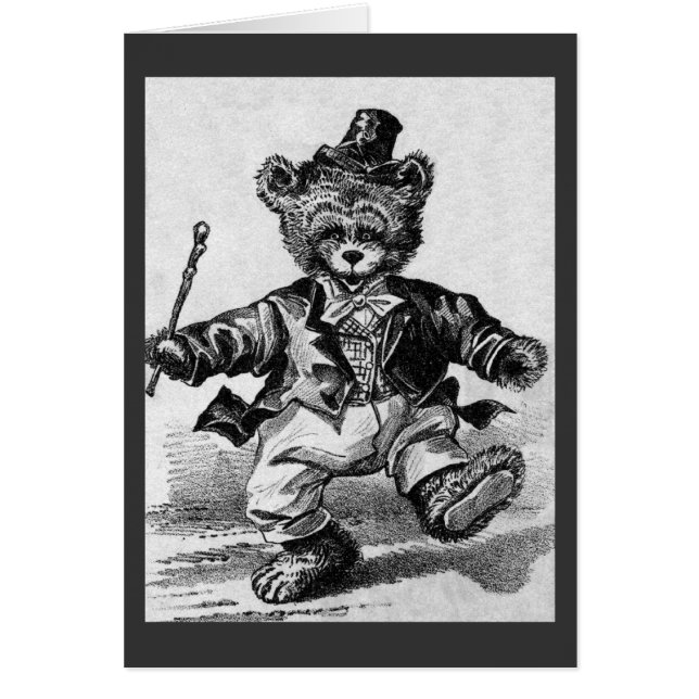 Oso de baile Pat - letra D - oso de peluche del (Frente)