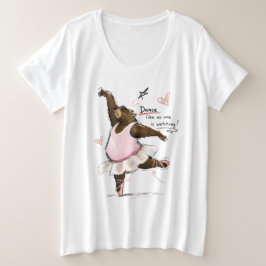 Oso de ballet divertido bailando como si nadie est