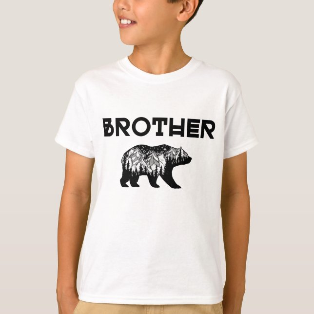 Oso de Brother - la camiseta del niño (Anverso)