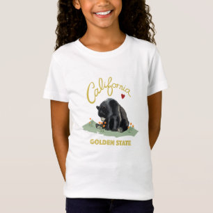 Oso de California - chicas de la camiseta del amor